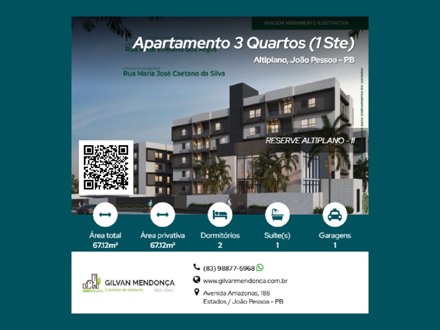 Apartamento - Venda - Altiplano - João Pessoa - PB