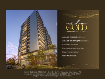 Elo Gold Residence - Apartamento no Aeroclube, Jo�o Pessoa